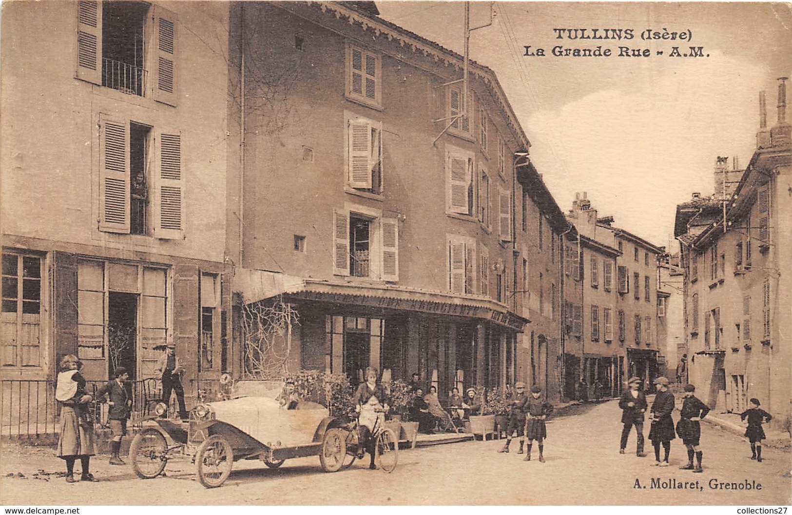 38-TULLINS- LA GRANDE RUE - Tullins