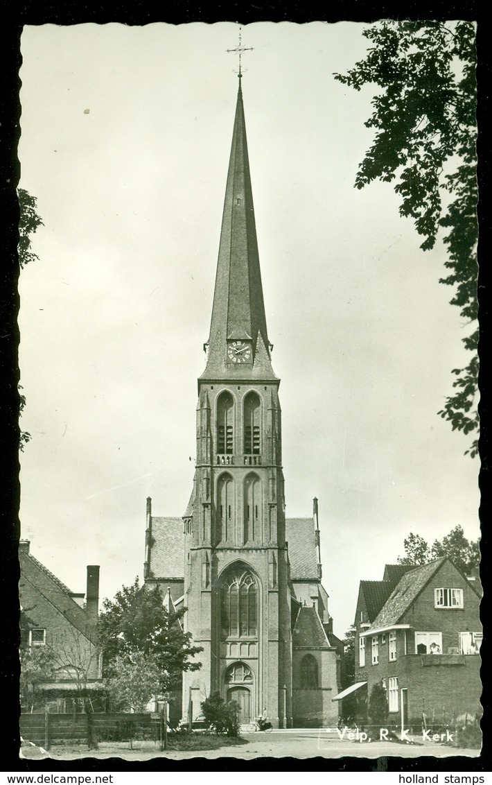 NEDERLAND ANSICHTKAART * VELP R.K. KERK   (3893t) - Velp / Rozendaal