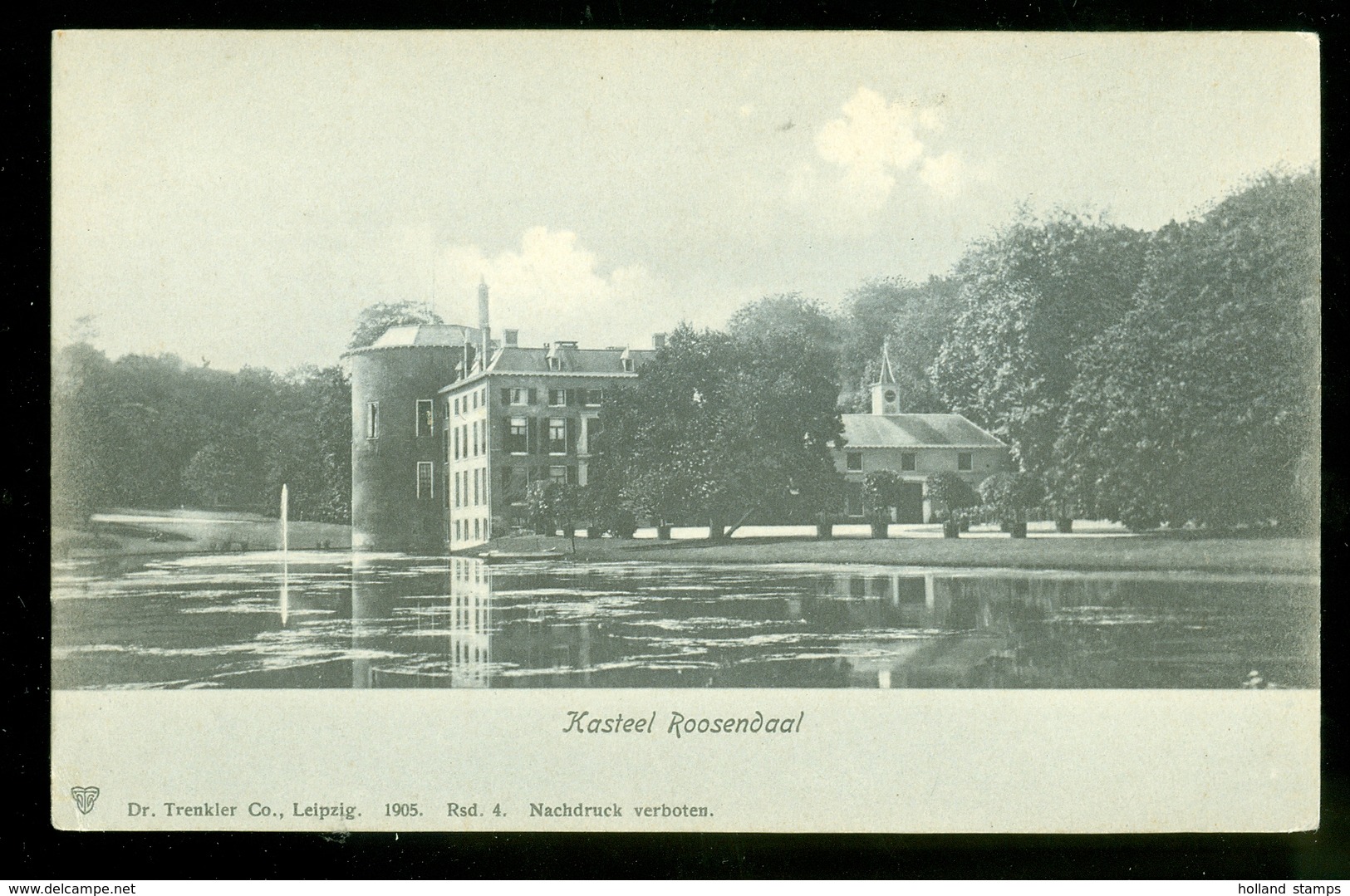 NEDERLAND ANSICHTKAART * Kasteel ROZENDAAL *    (3893u) - Velp / Rozendaal