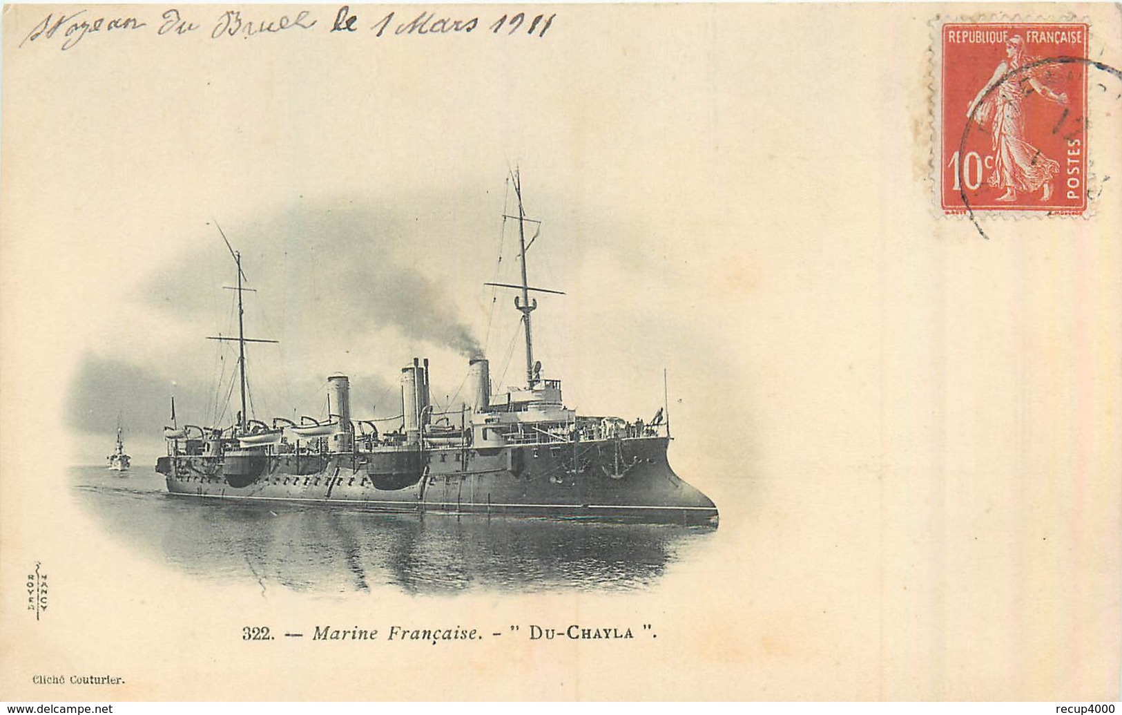 MARINE FRANCAISE  Du-chayla  2scans - Warships