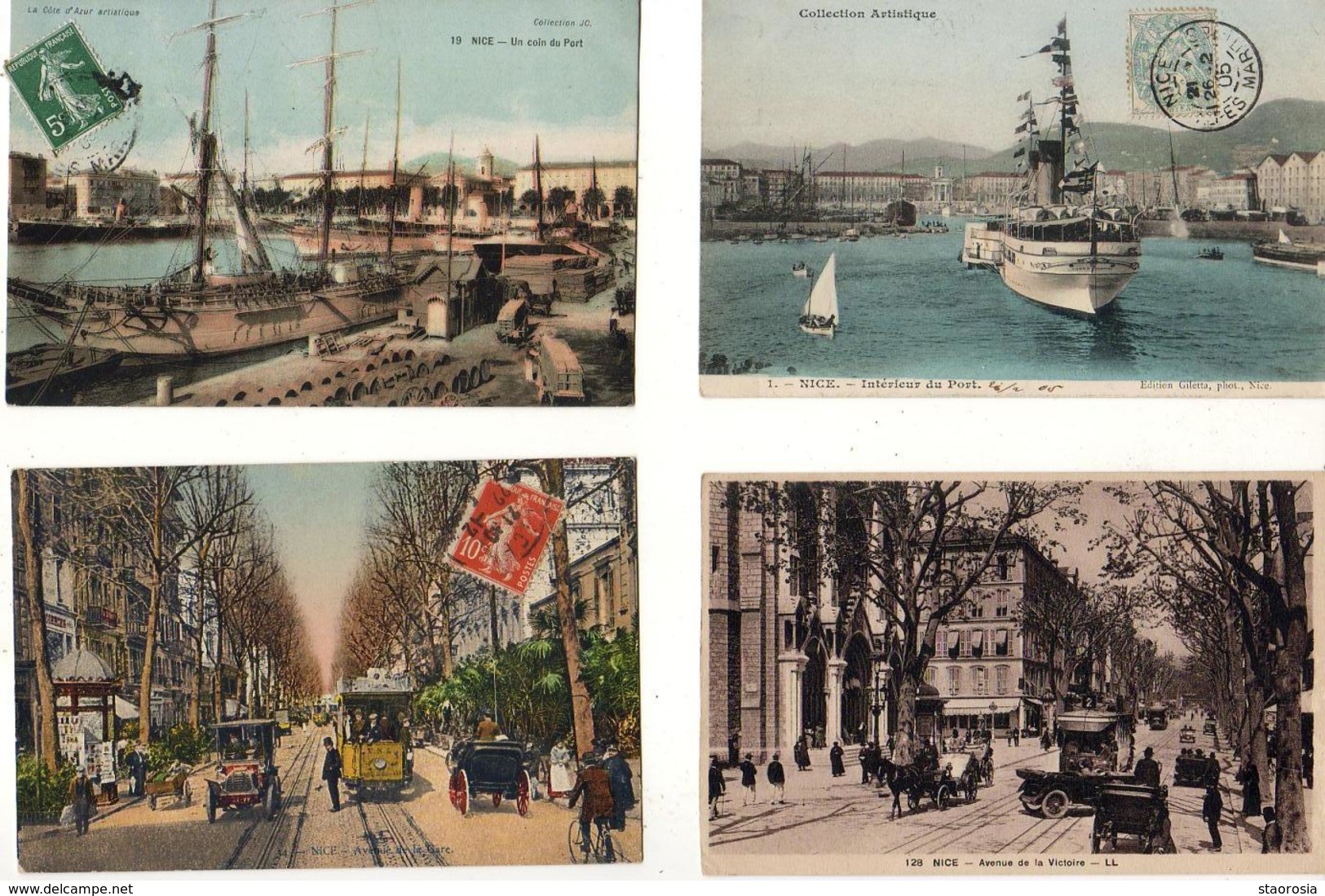 D06 NICE  GROS LOT DE PLUS DE 1000 CARTES DE NICE format 9 cm x 14 cm