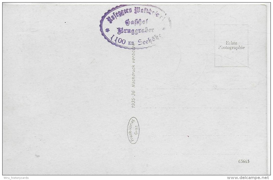 AK 0002  Alpl - Gasthof Bruggraber / Verlag Frank Um 1935 - Krieglach