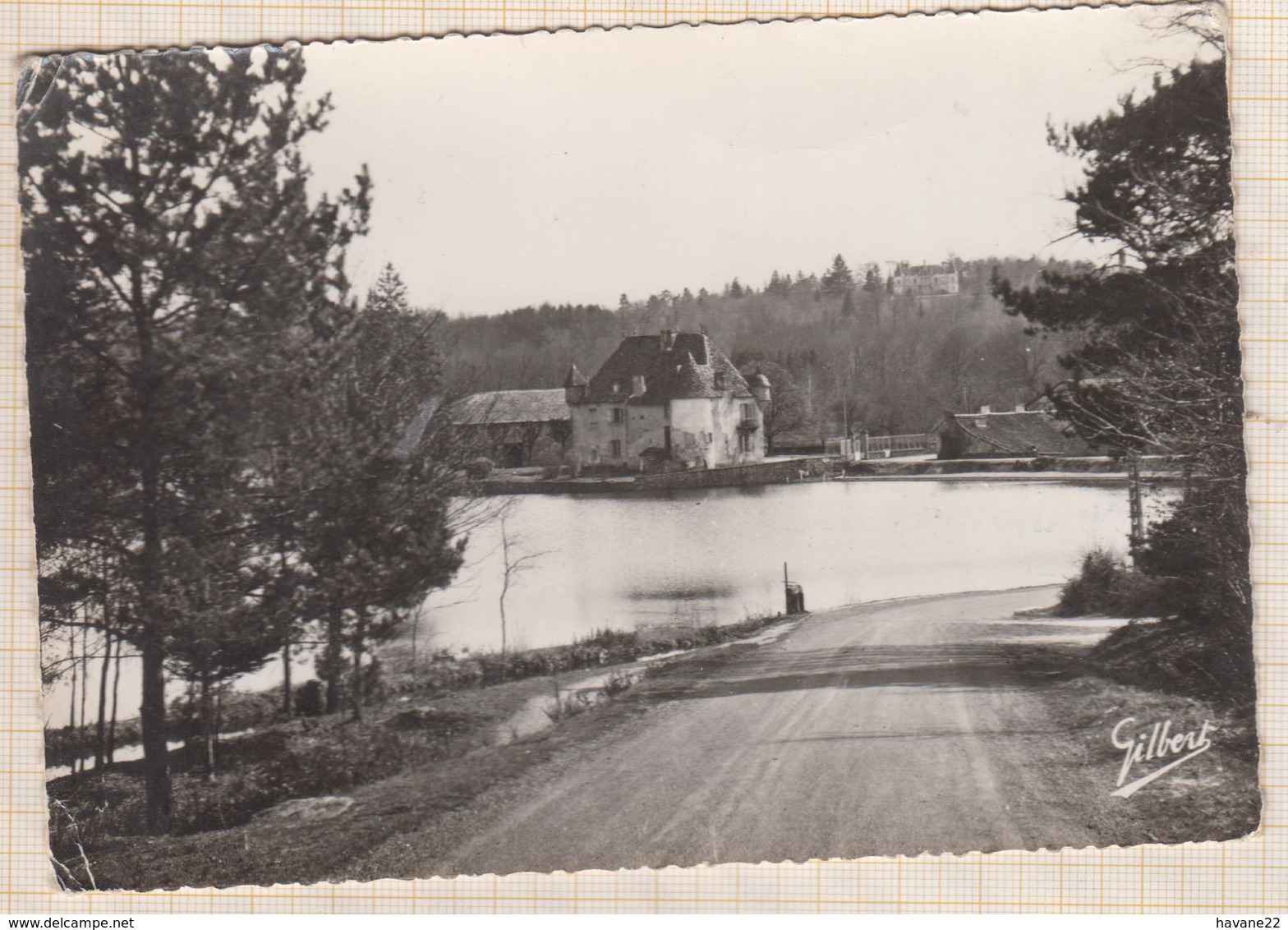 8AK2134 ENVIRONS DE PIEGUT LE CHATEAU ET L'ETANG DE BALLERAN 2 SCANS - Autres & Non Classés