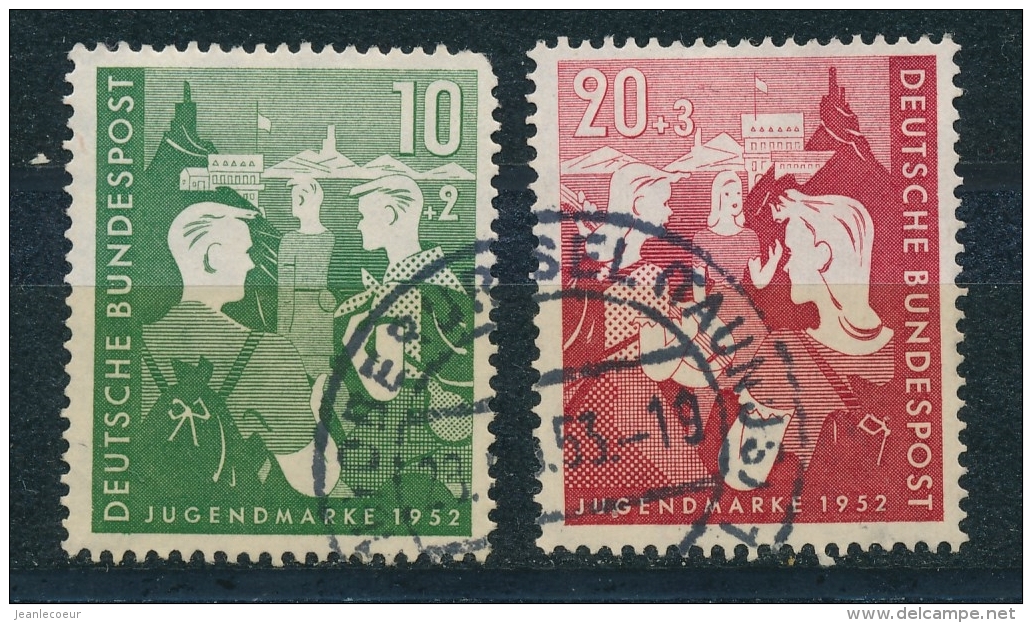 Duitsland/Germany/Allemagne/Deutschland 1952 Mi: 153-154 (Gebr/used/obl/o)(3699) - Gebraucht