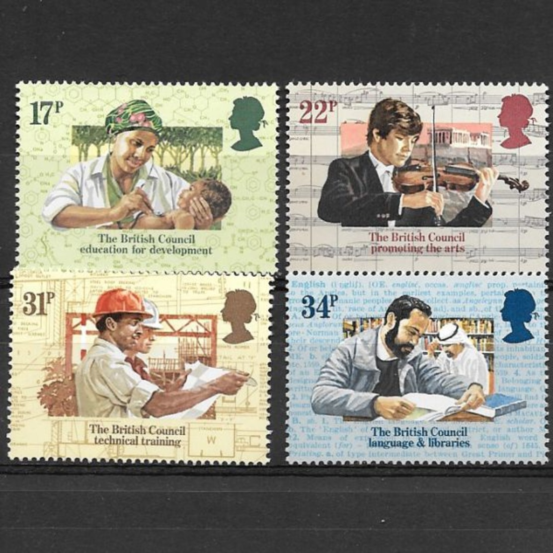 Gran Bretagna 1984  Cinquantenario Del British Council  Serie Completa Nuova/mnh** - Nuovi