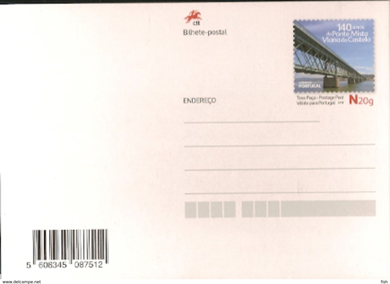 Portugal ** & Postal  Stationery, Viana Do Castelo, Viaduct And Iron Bridge Over The Rio Lima 2018 (9976) - Ponti