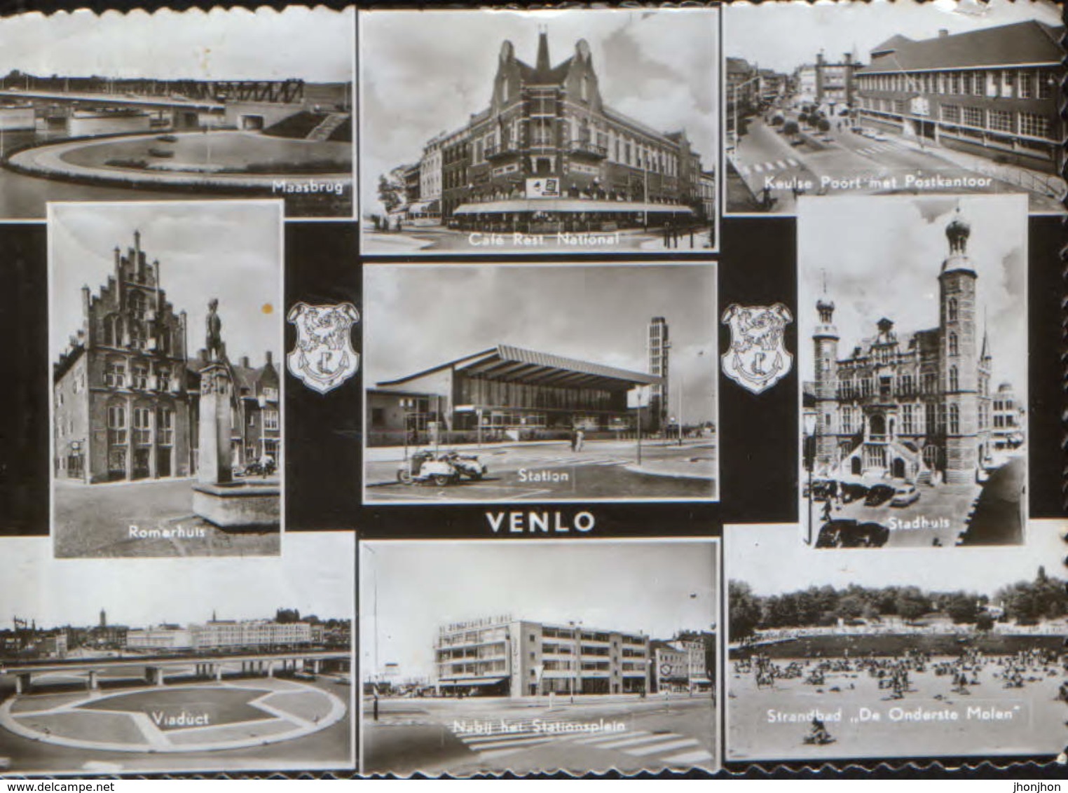 Nederland - Postcard Used 1963 - Venlo - Collage Of Images - 2/scans - Venlo