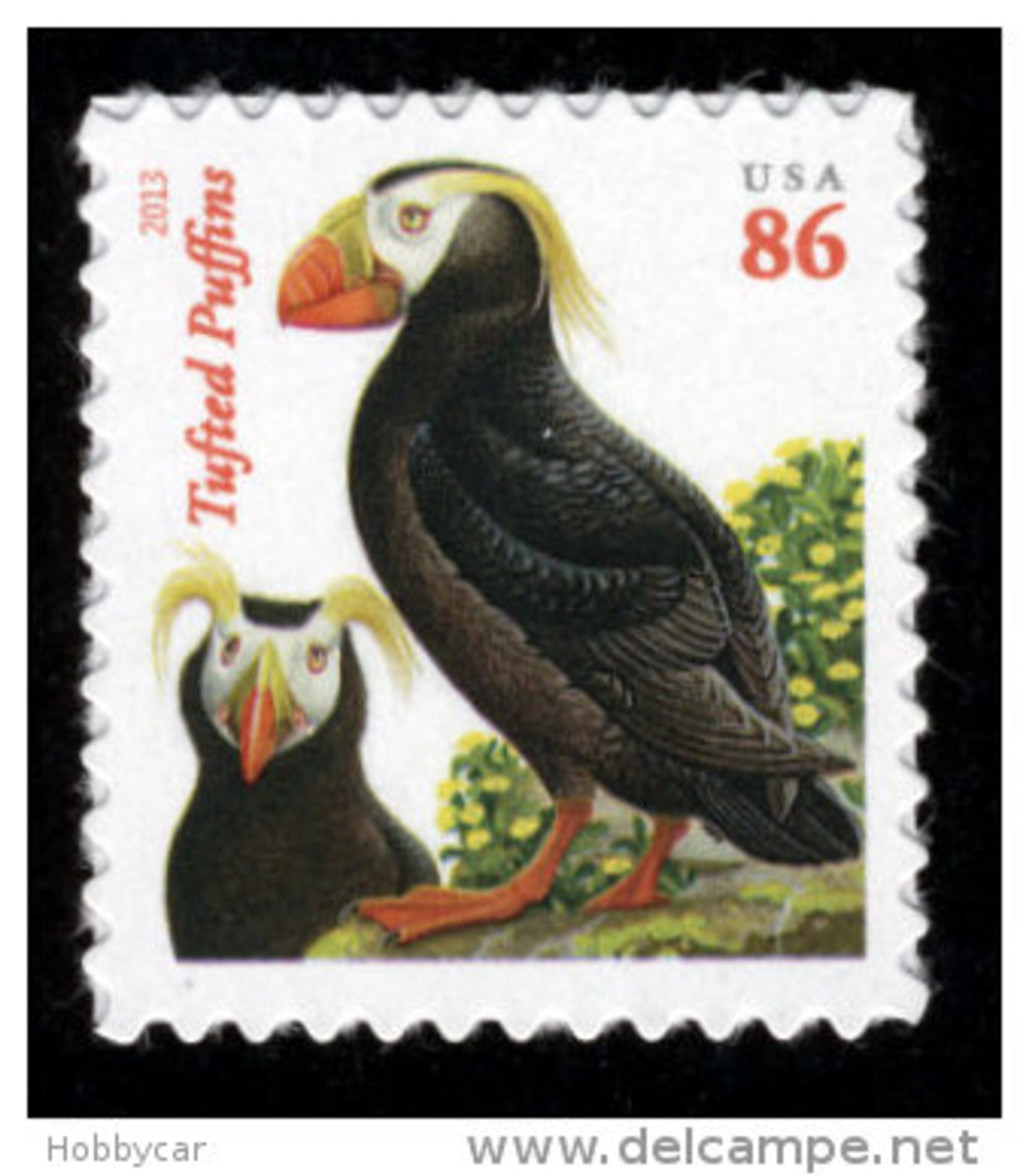 USA, 2013, Scott #4737, Tufted Puffins, Second Ounce 86c, MNH, VF - Ongebruikt