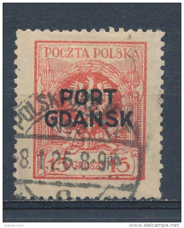 Polen/Poland/Pologne Port Gdansk 1925 Mi: 6 (Gebr/used/obl/o)(3721) - Portomarken