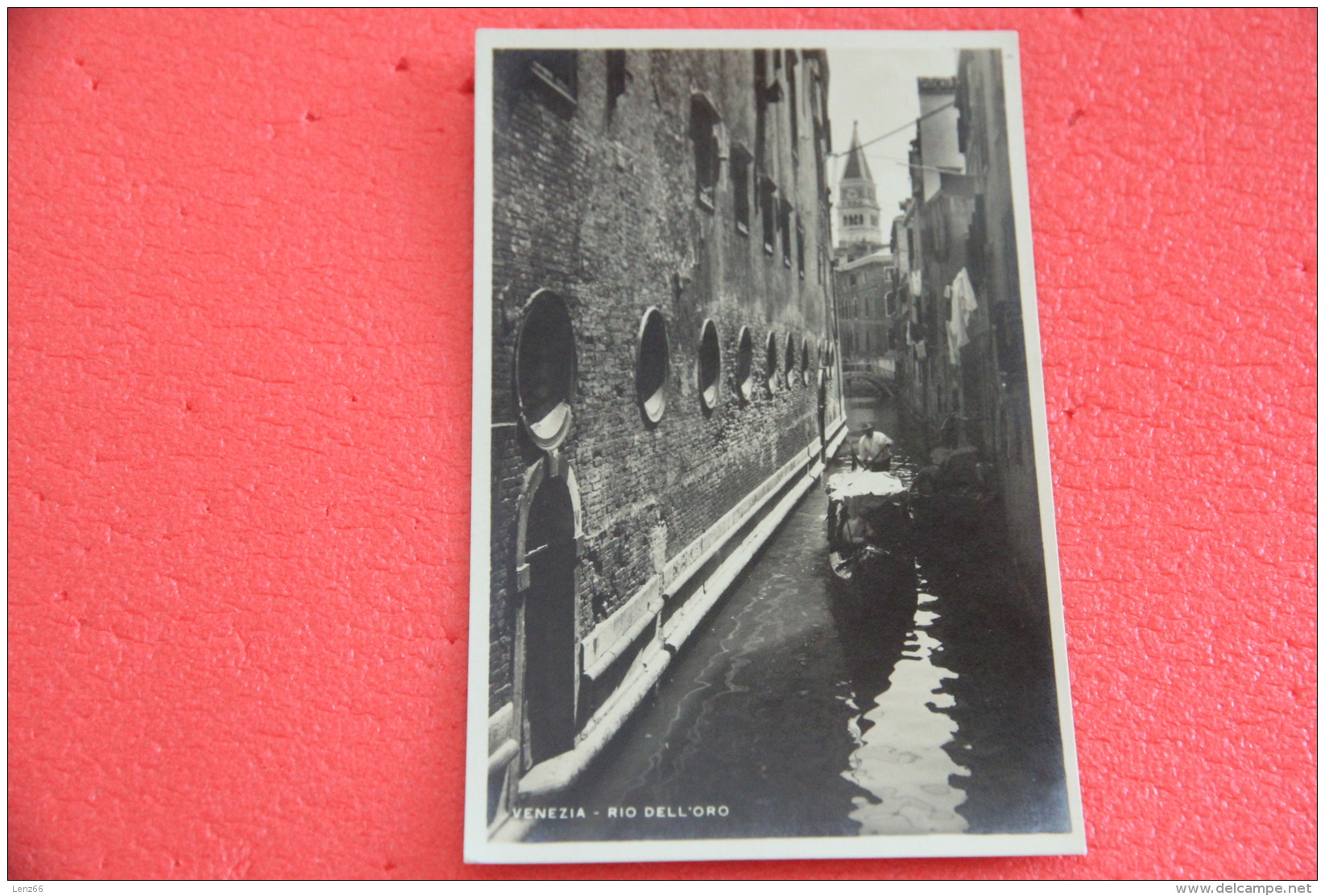 Venezia Rio Dell' Oro Rppc Fotografica Ed. Fotocelere NV - Autres & Non Classés