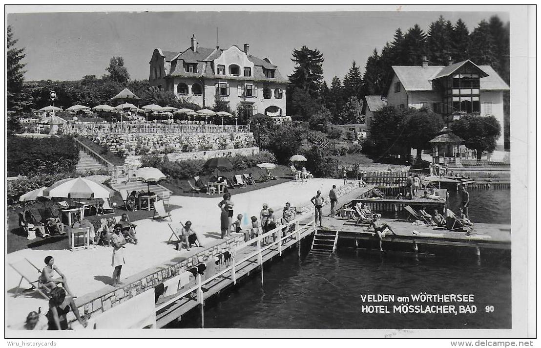 AK 0002  Velden Am Wörthersee - Hotel Mösslacher ( Strandbad ) / Verlag Stelzer Um 1950 - Velden