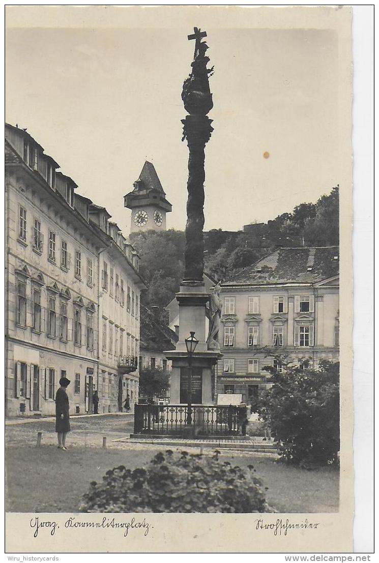 AK 0003  Graz - Karmeliterplatz / Verlag Strohschneider Um 1931 - Graz