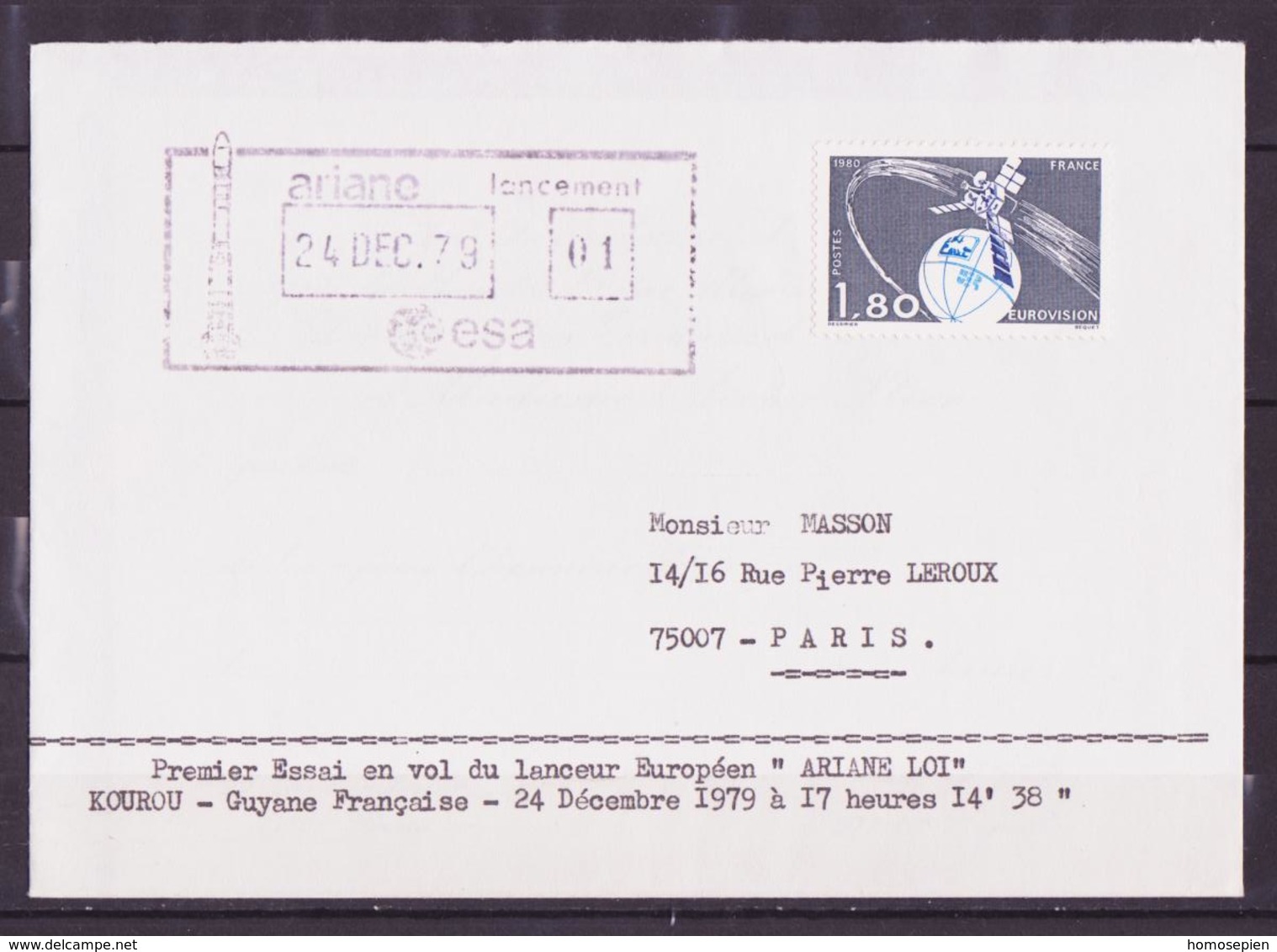 ESPACE - ARIANE Vol Du 1979/12 L1 - SEP - 5 Documents - Europe