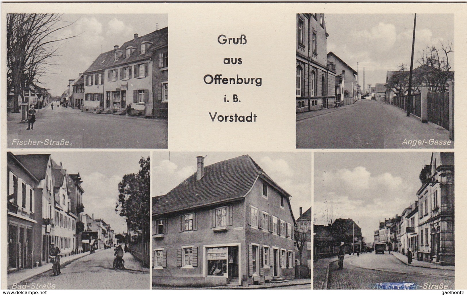 E058 GRUB AUS OFFENBURG - Vorstadt - Rues Et Commerces De Proximité - ORTENAU - Multivues - Offenburg