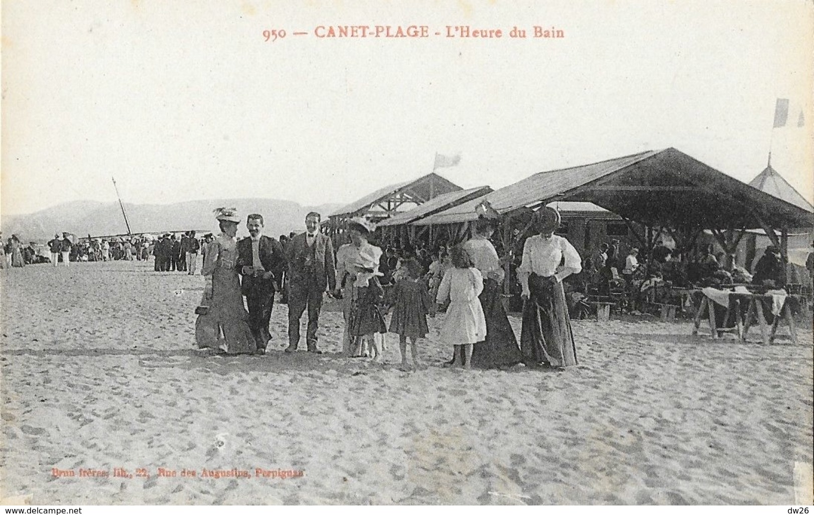 Canet-Plage (Pyrénées-Orientales) - L'Heure Du Bain - Carte Animée N° 950 Non Circulée - Canet Plage