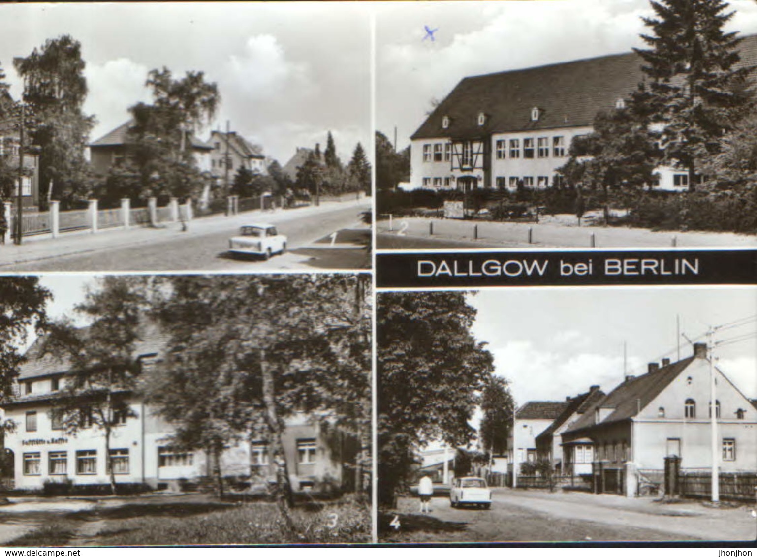 Germany - Postcard Used Written - Dallgow Near Berlin - Collage Of Images - 2/scans - Dallgow-Döberitz