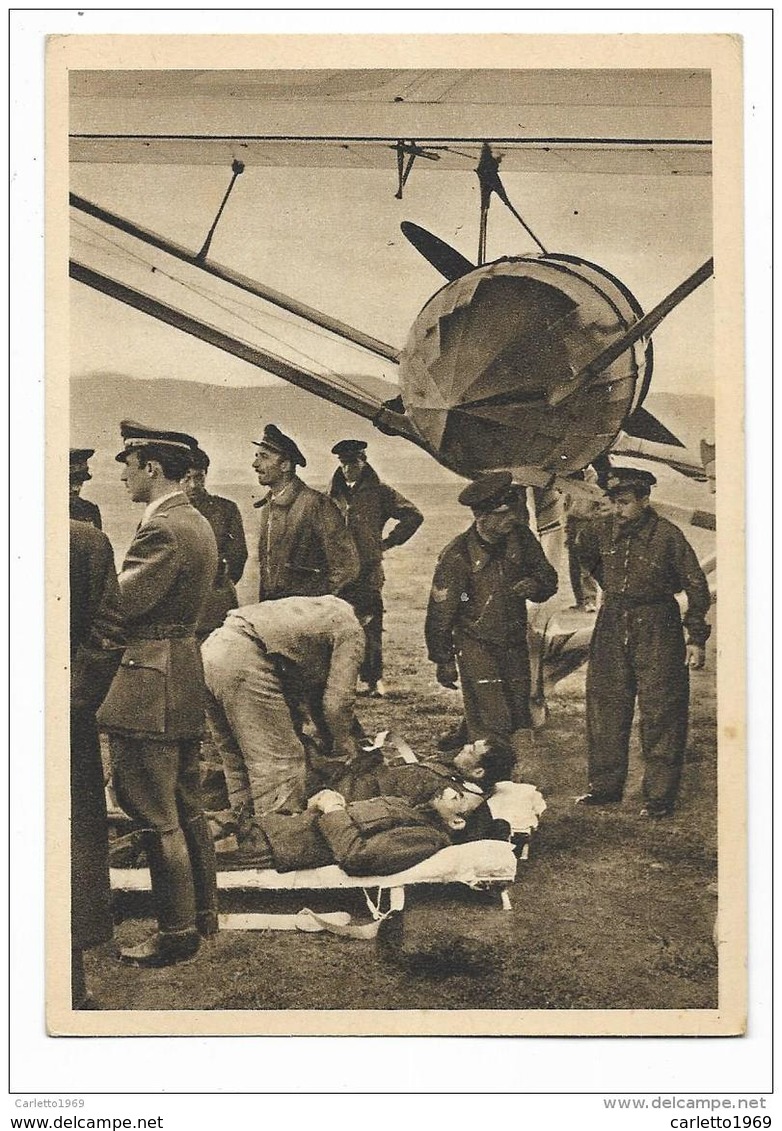 IL MEDICO ITALIANO IN GUERRA , FERITO DA TRASPORTARE  - NV FG - Weltkrieg 1939-45