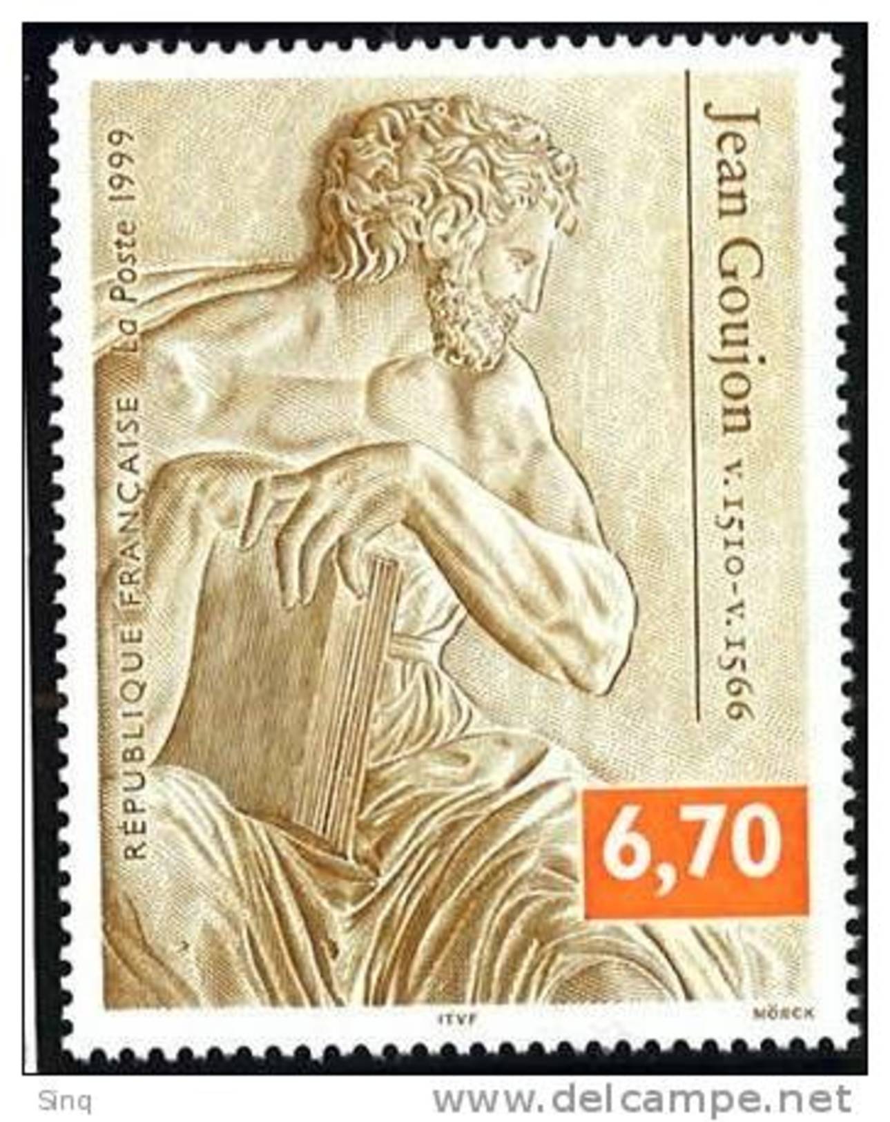 N° 3222 Année 1999, Jean Goujon, Faciale 1,02 &euro; - Neufs