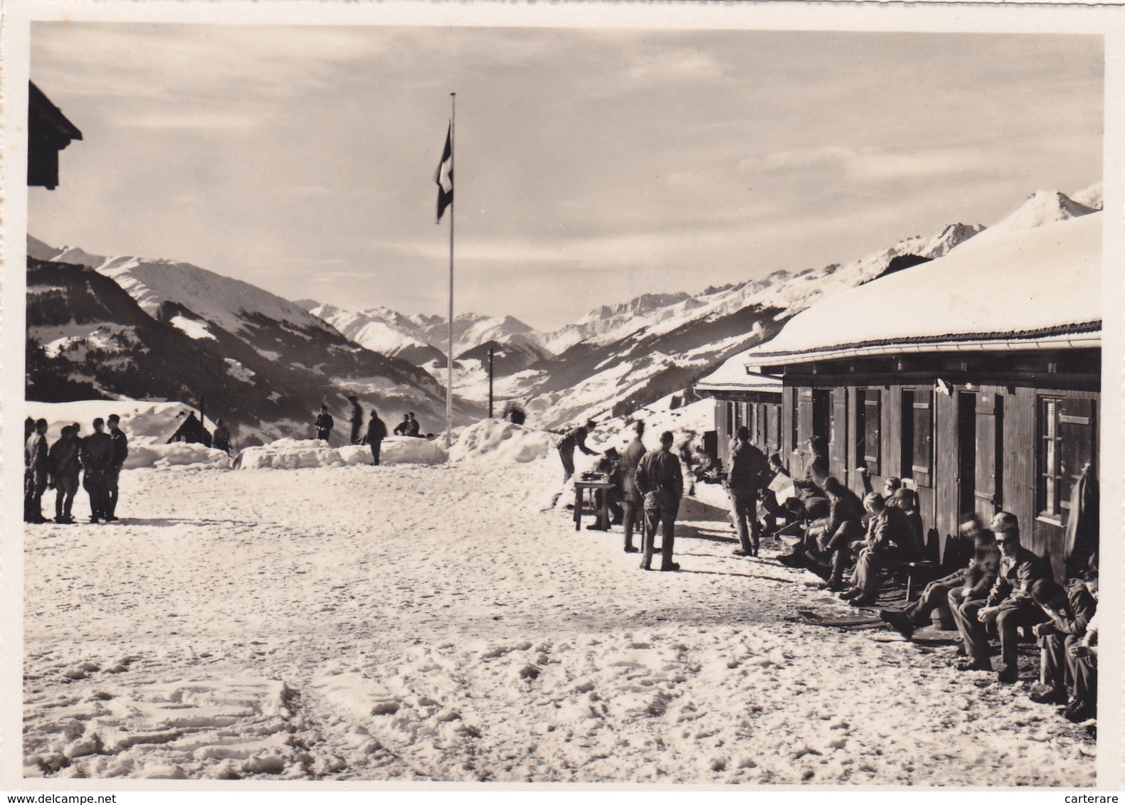 SUISSE,SCHWEIZ,SVIZZERA,SWITZERLAND,HELVETIA,SWISS ,GRISONS,BREIL BRIGELS,FLABAGER,OBERLAND,REFUGE,CABANE,DRAPEAU - Breil/Brigels