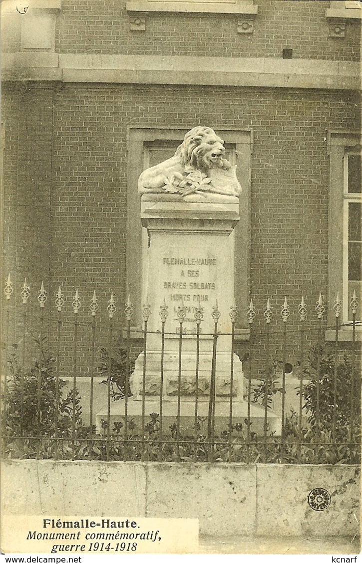 CP De Flémalle-Haute " Monument Commémoratif Guerre 1914-1918 " - Flémalle