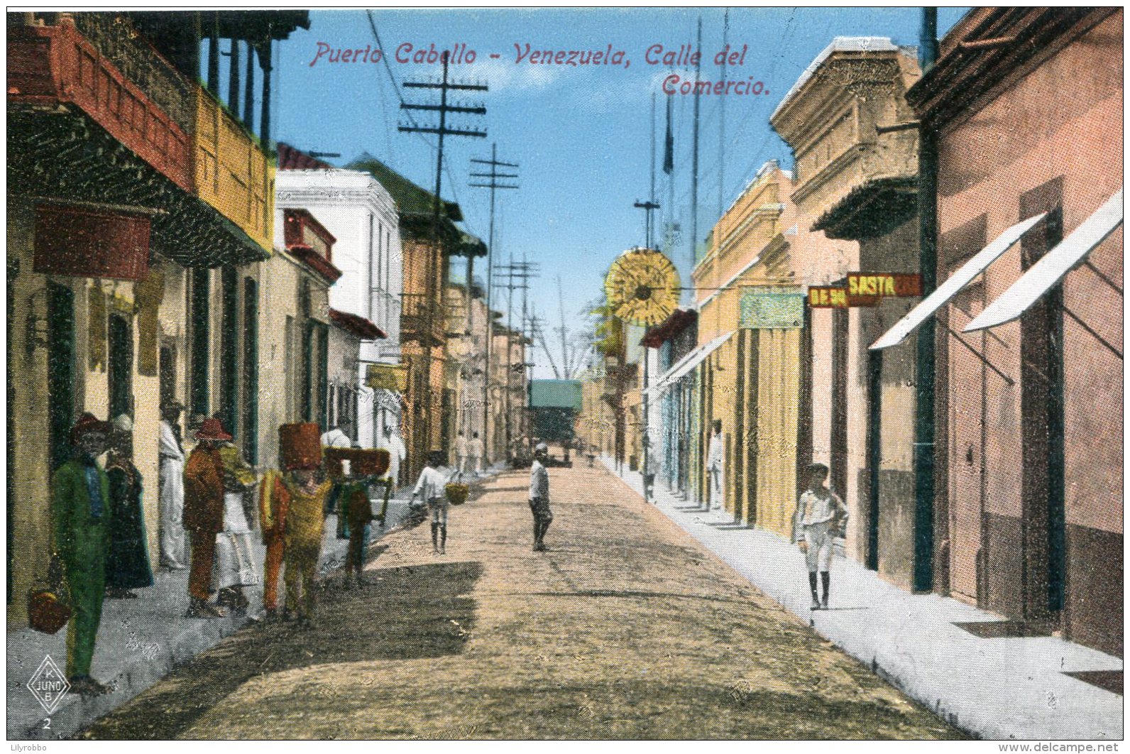 VENEZUELA - Puerto Cabella - Calle Del Comercia - Superbly Animated View - Venezuela