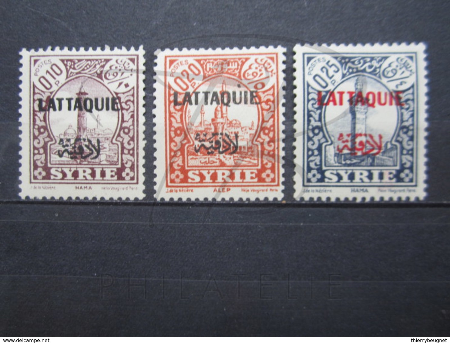 VEND BEAUX TIMBRES DE LATTAQUIE N° 20 - 22 , X !!! - Ungebraucht