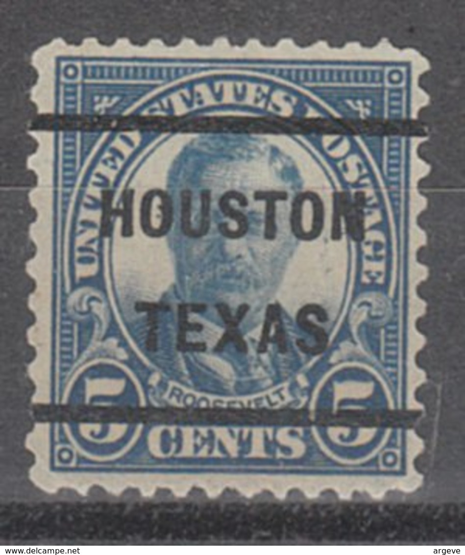 USA Precancel Vorausentwertung Preo, Bureau Texas, Houston 637-51 - Precancels