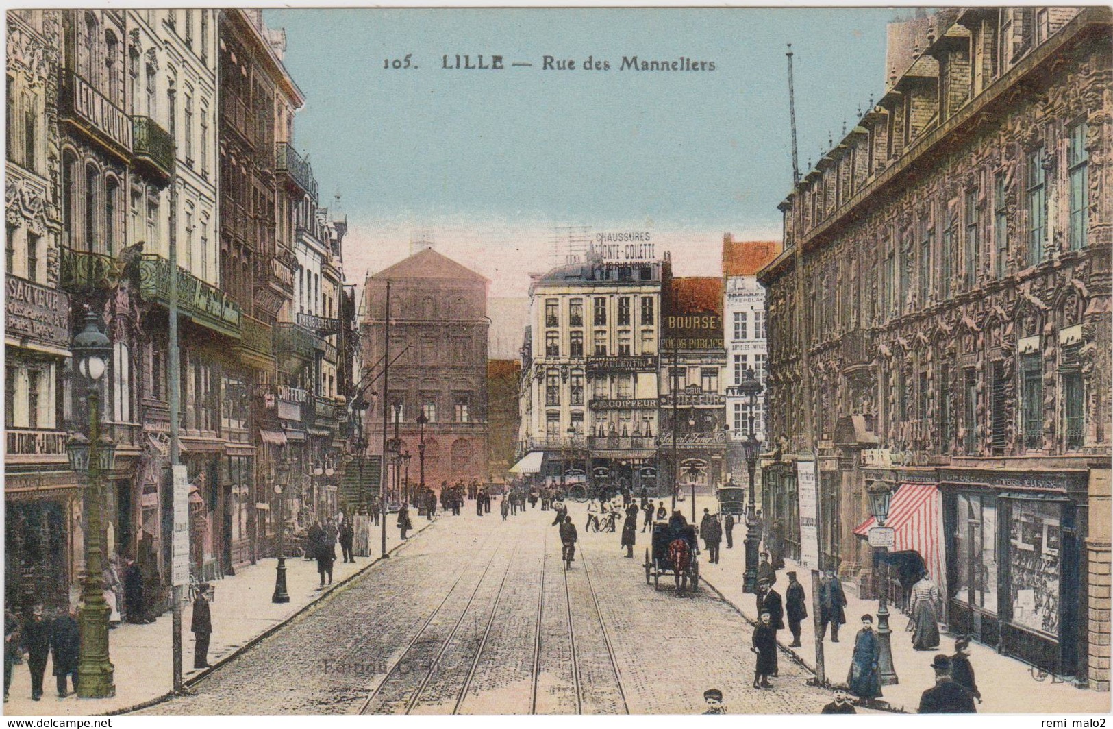 CARTE POSTALE   LILLE 59  Rue Des Manneliers - Lille