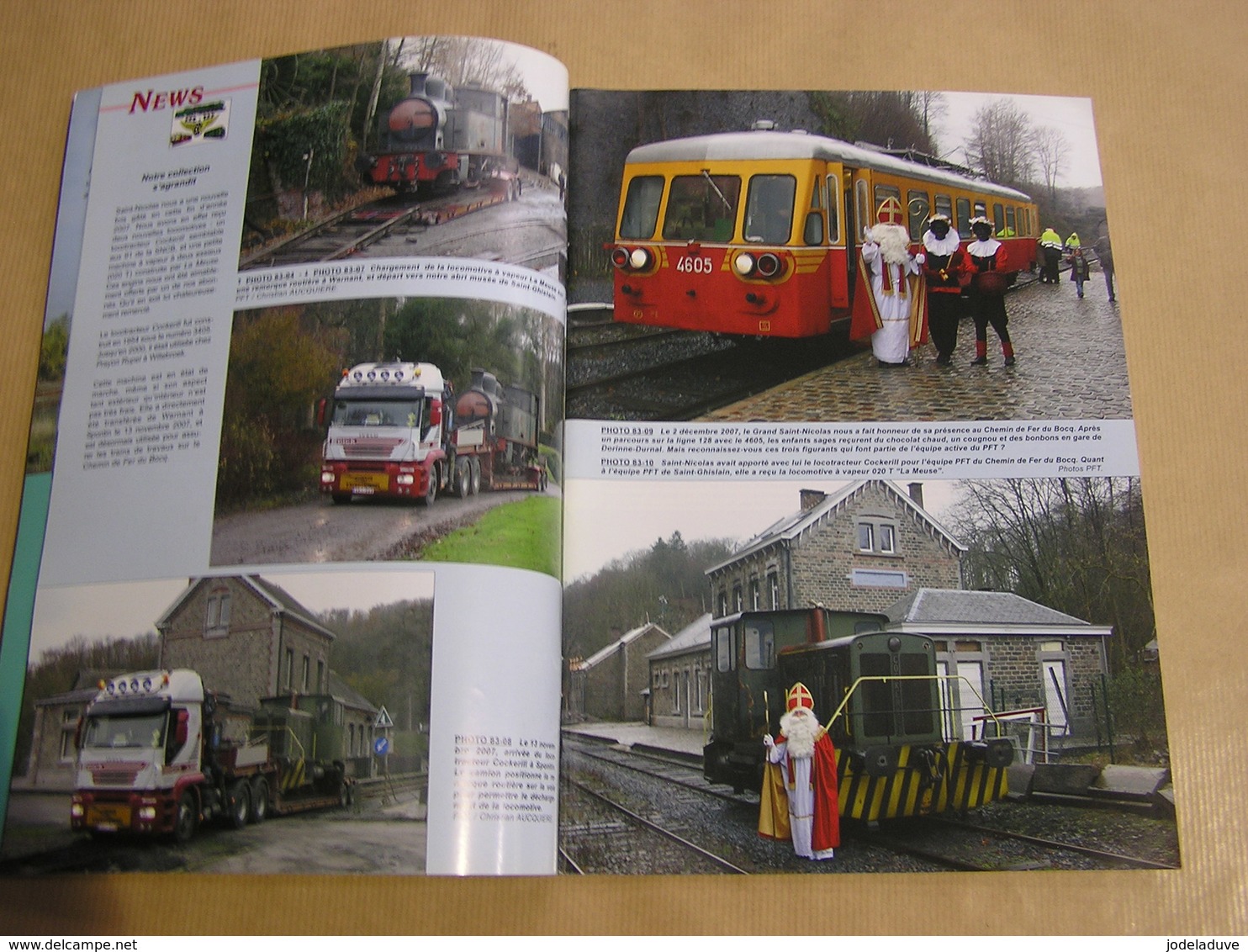 EN LIGNES Revue Ferroviaire N° 83 SNCB NMBS Chemins Fer Train Locomotive Carrières Pierres CUP Lessines Hainaut Taifer - Chemin De Fer & Tramway