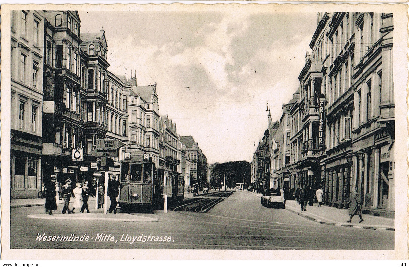 AK Wesermünde-Mitte, Lloydstraße Um 1940 - Bremerhaven