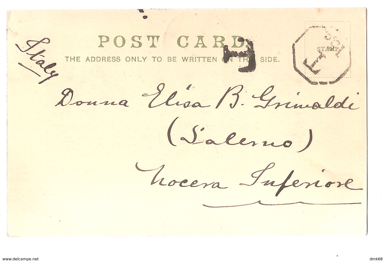 SOUTH AFRICA - STREET IN KAFFIR LOCATION - EAST LONDON - STAMP - MAILED TO ITALY 1902 - ( 2779) - Afrique Du Sud