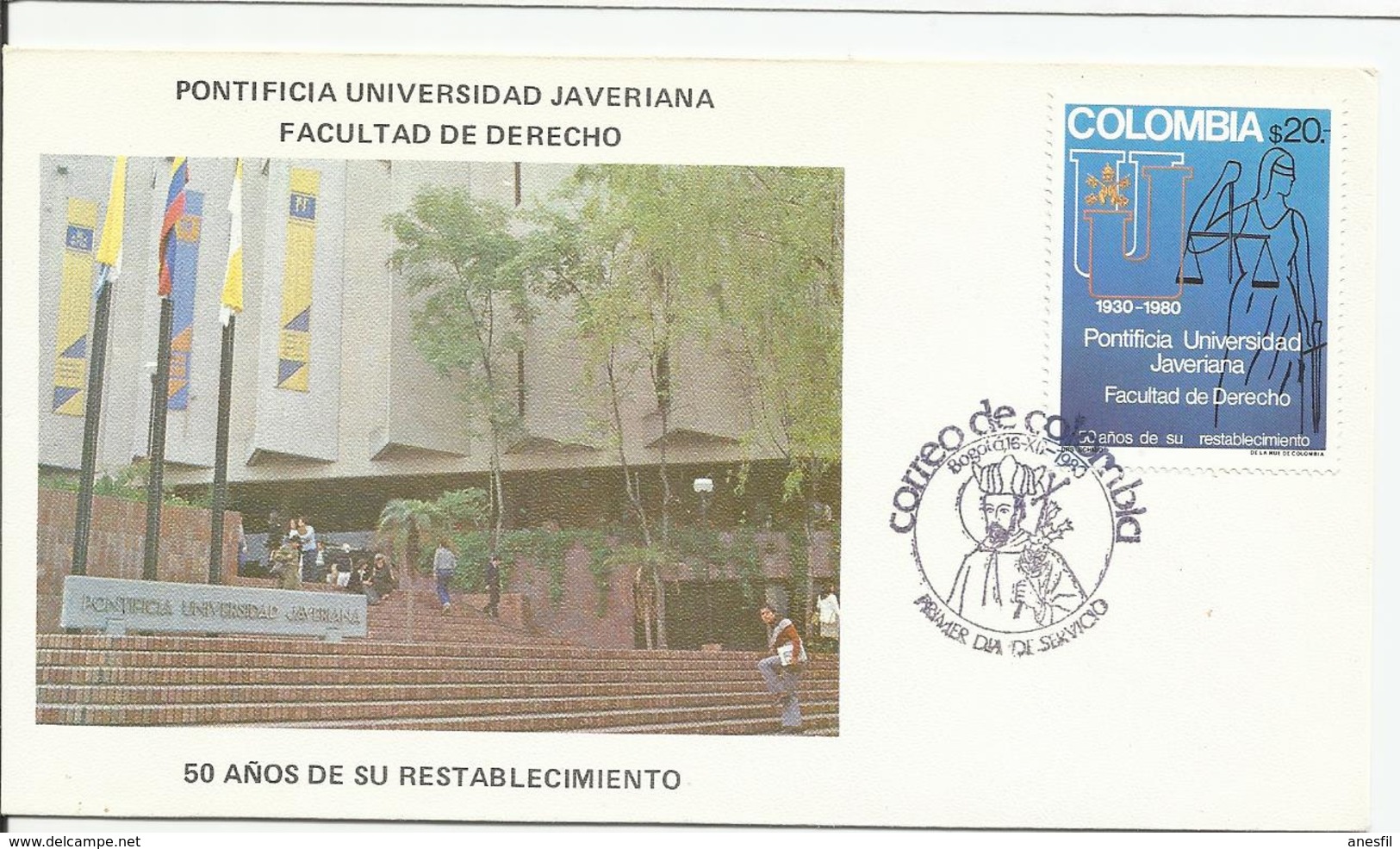 Colombia. 1980. Pontificia Universidad Javeriana. - Colombia