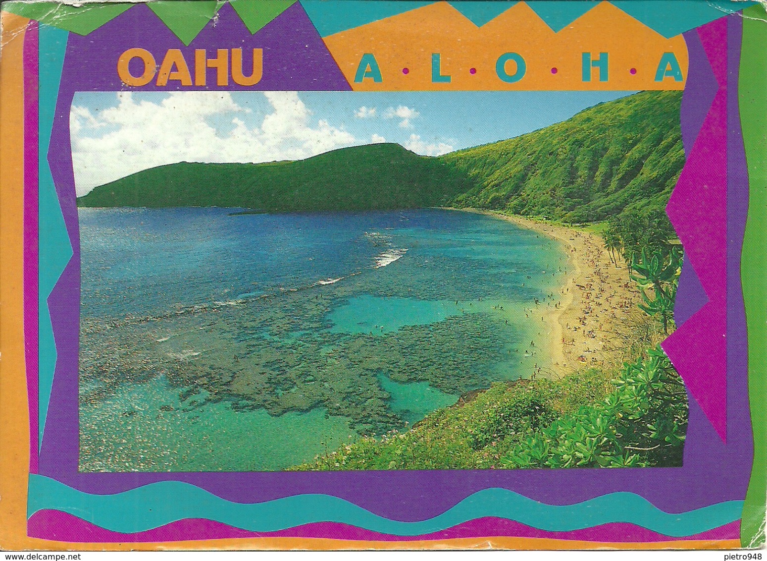Oahu Aloha (Hawaii, USA) Hanauma Bay, Panoramic View, Vue Panoramique - Oahu