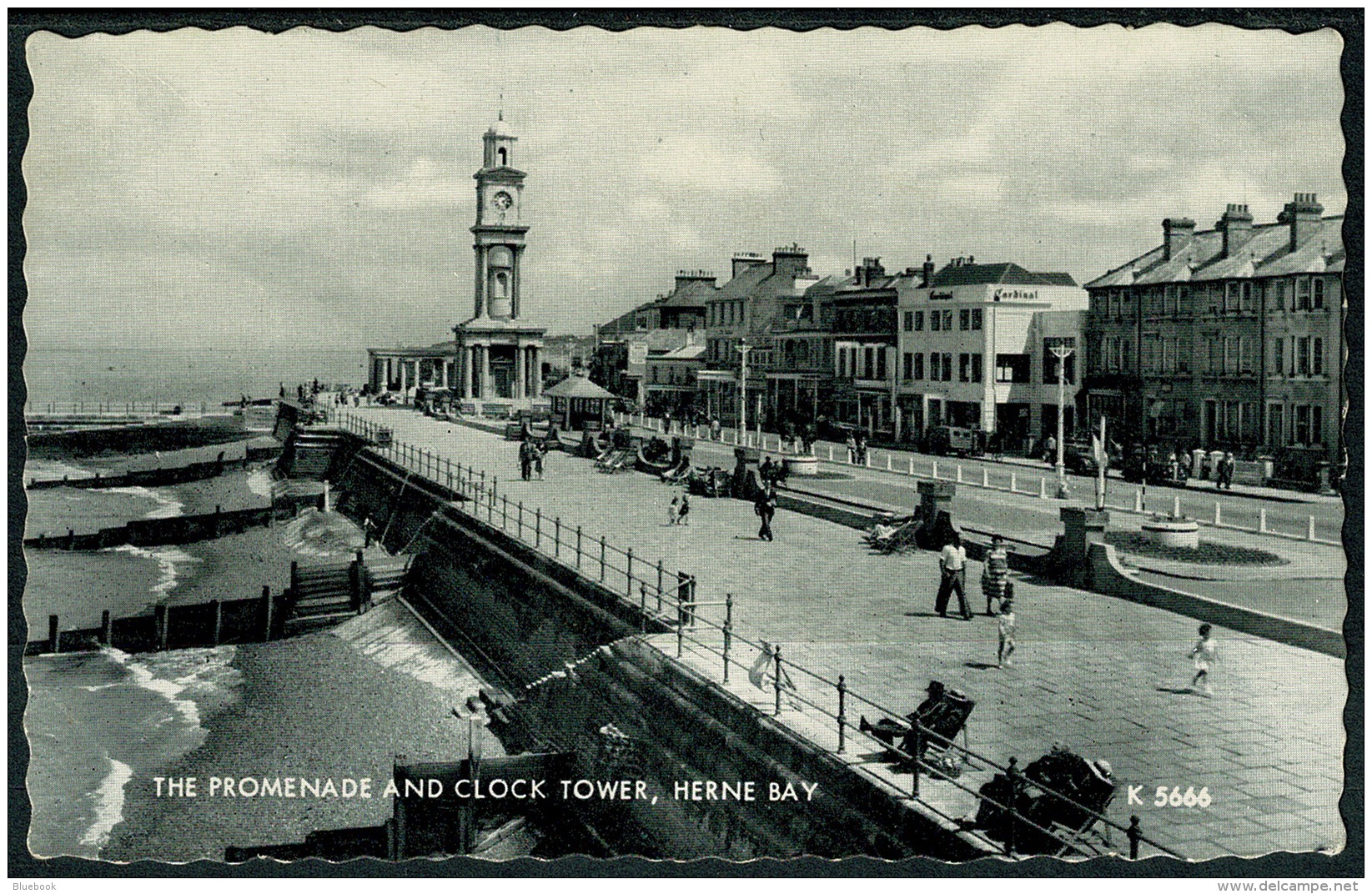 RB 1210 - Postcard - The Promenade &amp; Clock Tower - Herne Bay Kent - Other & Unclassified