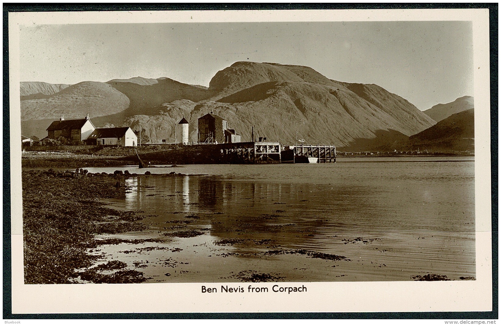 RB 1210 - Real Photo Postcard - Ben Nevis From Corpach Fort William - Inverness Scotland - Inverness-shire