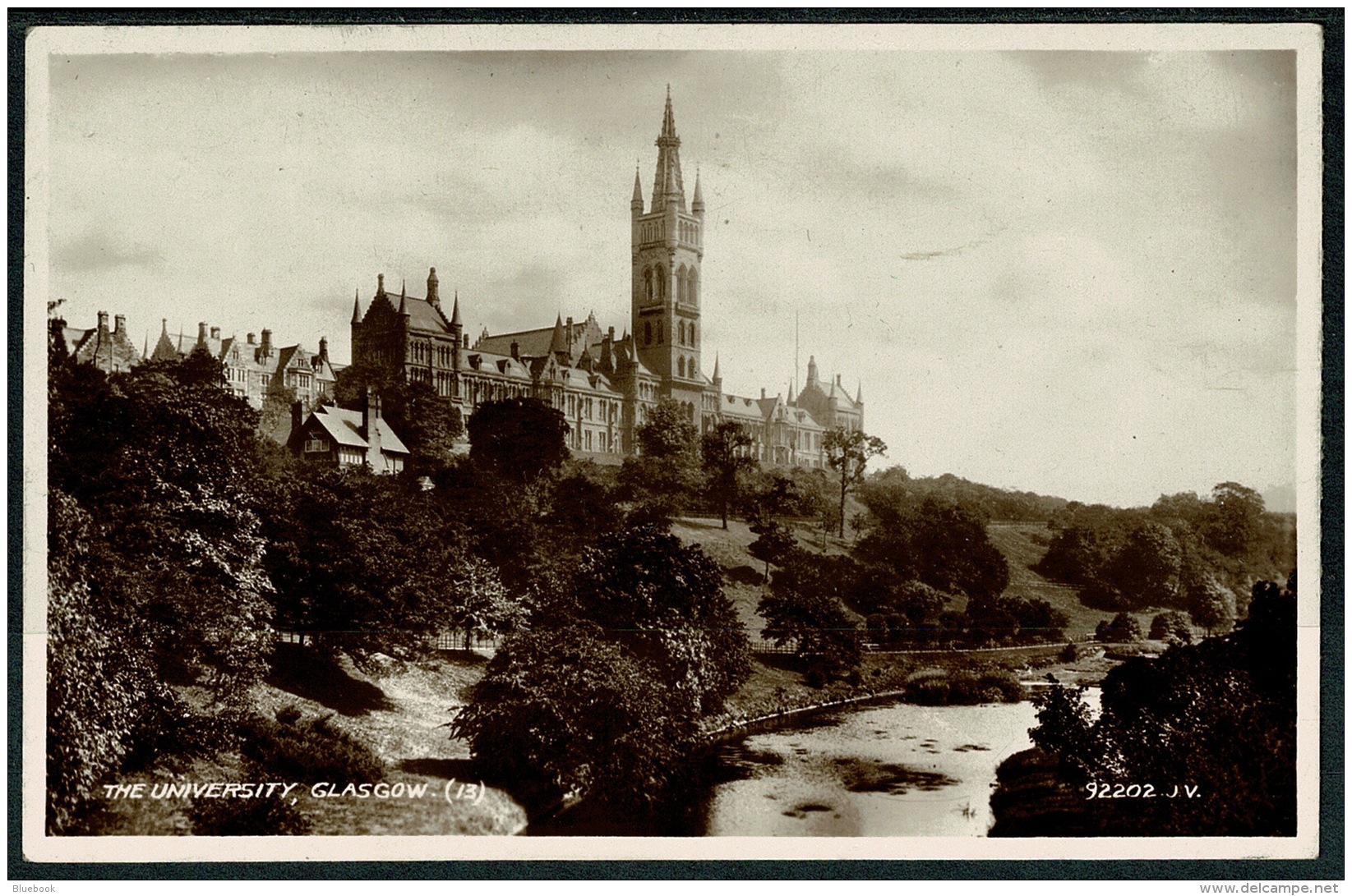 RB 1210 - Real Photo Postcard - The University Glasgow Scotland - Lanarkshire / Glasgow