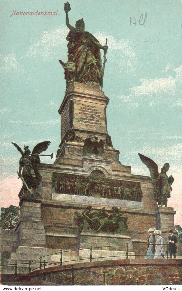 Allemagne - Hesse - Ruedesheim A. Rh. - Nationaldenkmal - Ruedesheim A. Rh.