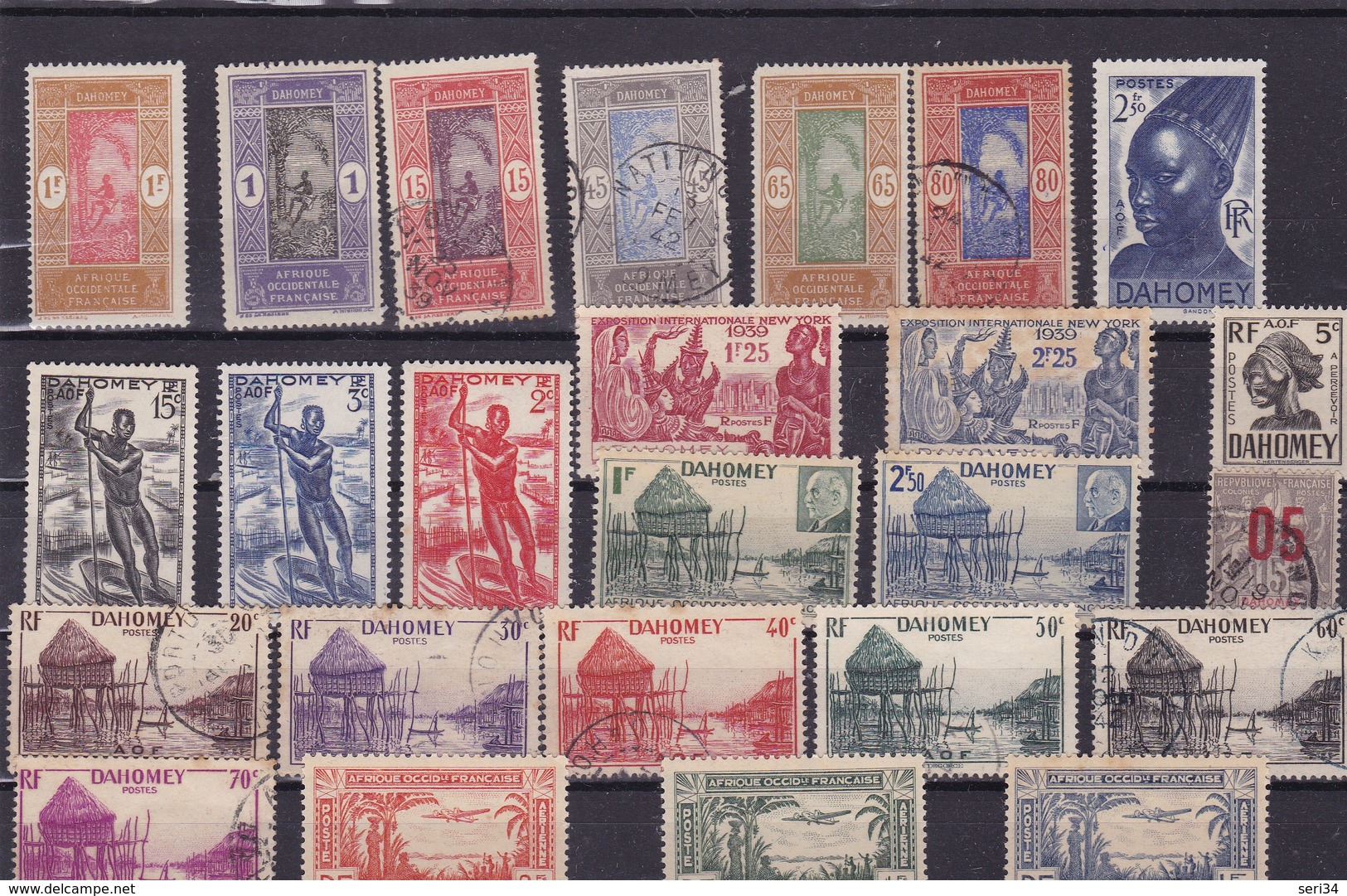 DAHOMEY: Y&T : Lot De 25 Timbres Oblitérés - Gebruikt