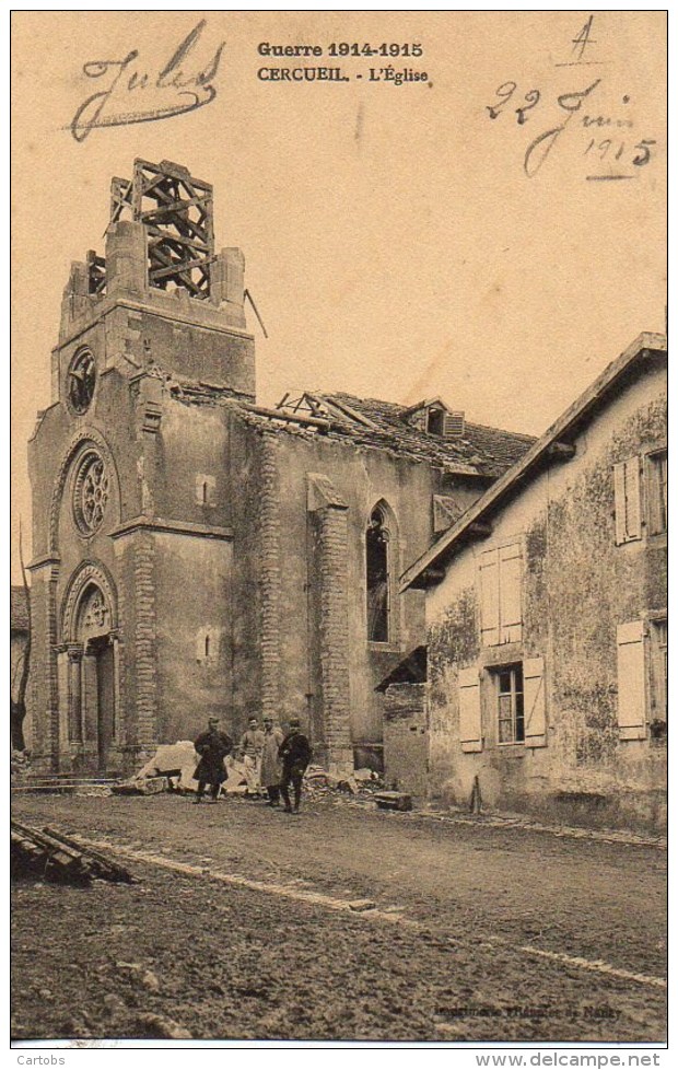 54 CERCUEIL  L'Eglise - Autres & Non Classés