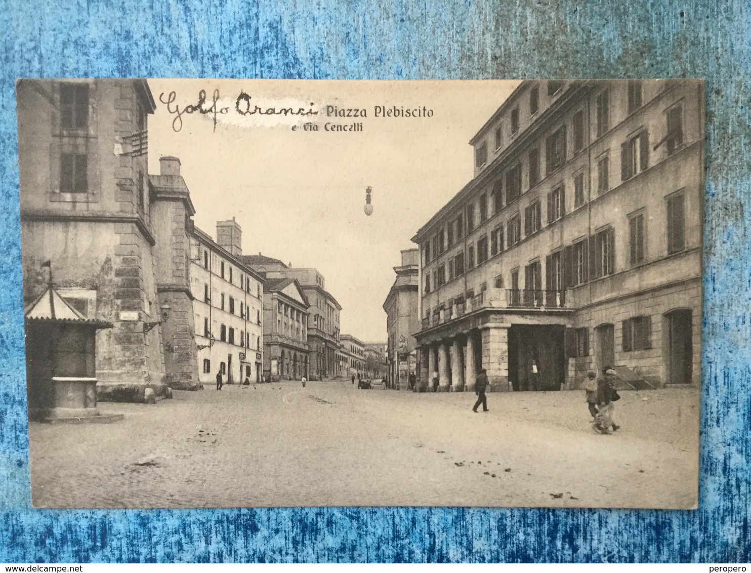 CARTOLINA    CIVITAVECCHIA   PIAZZA PLEBISCITA - Civitavecchia