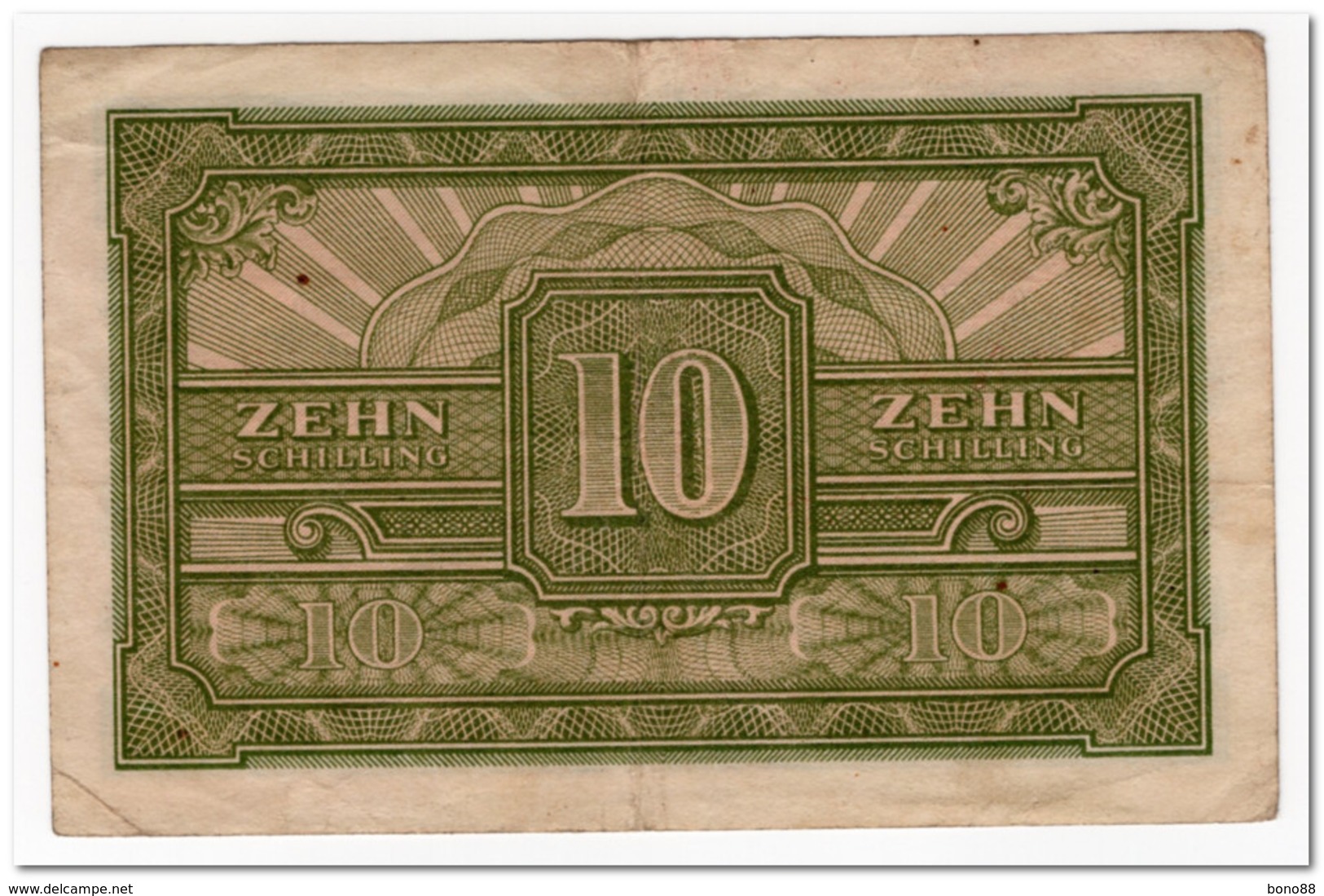 AUSTRIA,10 SHILLING,1944,P.106,VF - Austria