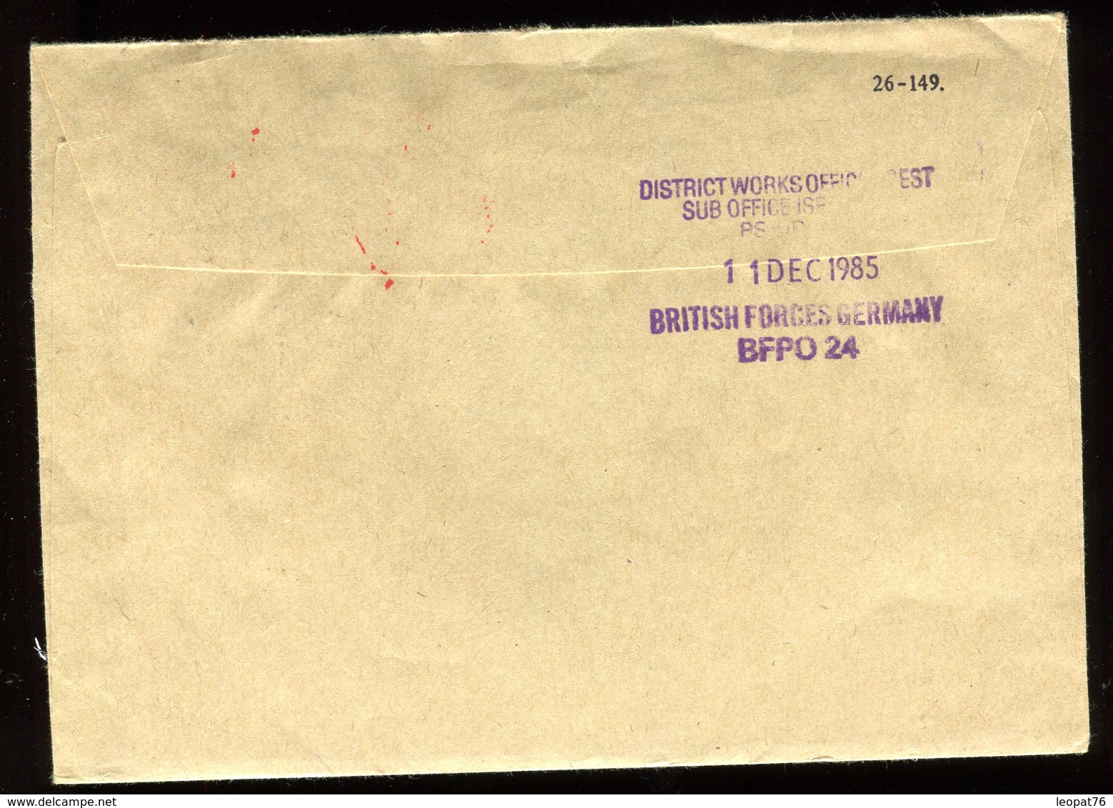 Royaume -Uni - Enveloppe En FM Pour Dusseldorf En 1985 - Storia Postale