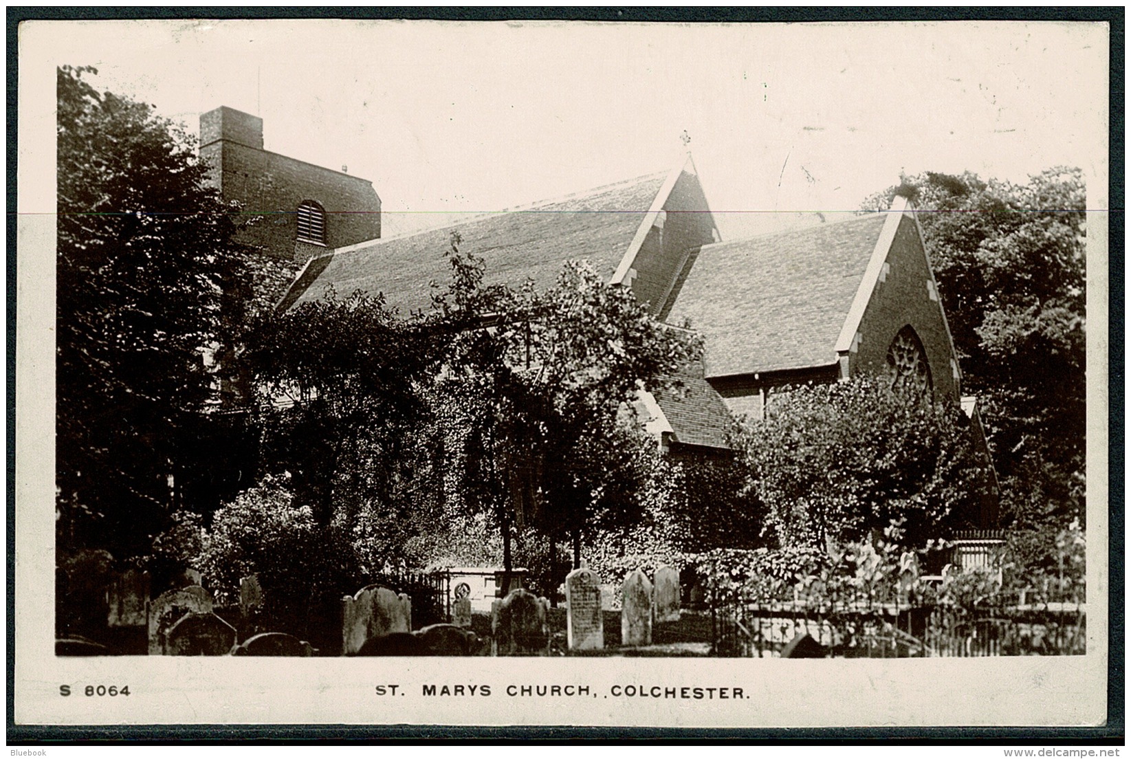 RB 1211 - 1913 Real Photo Postcard - St Marys Church Colchester - Essex - Colchester