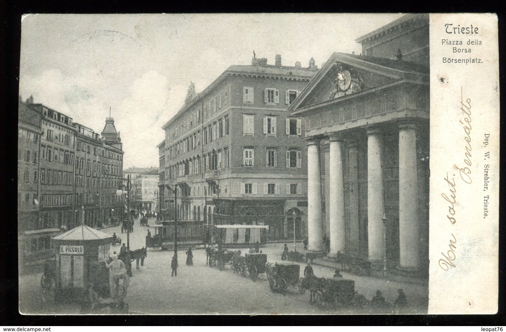 Autriche - Oblitération De Trieste Sur Carte Postale En 1905 Pour Paris - Eastern Austria