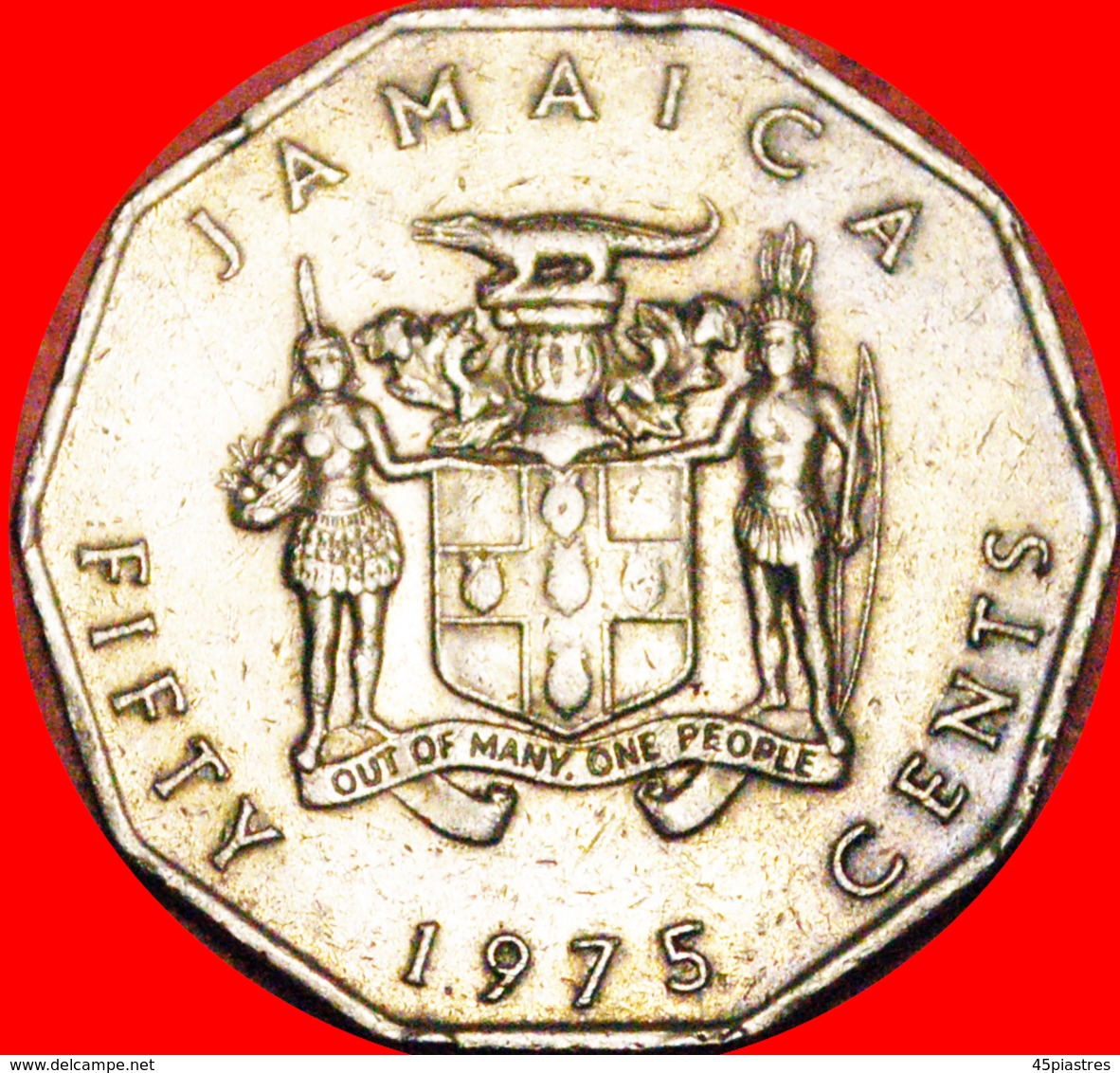 # GARVEY (1887-1940): JAMAICA ★ 50 CENTS 1975! LOW START ★ NO RESERVE! - Jamaique