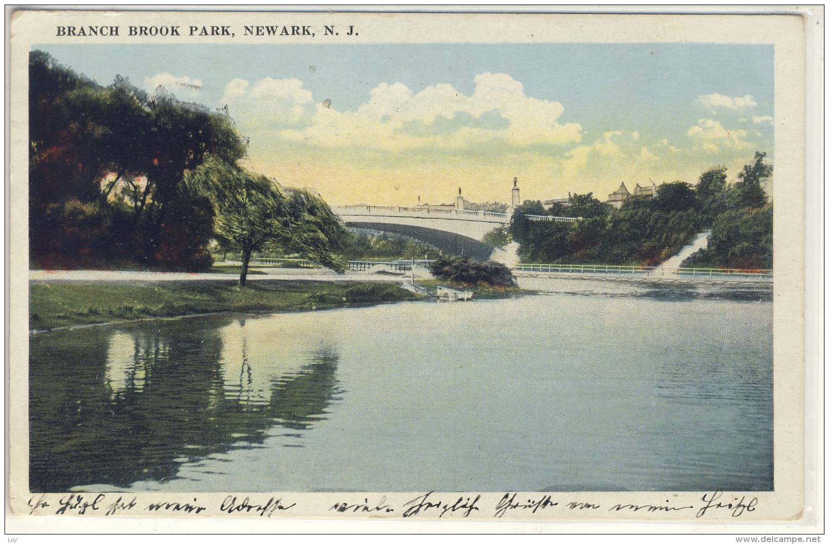 NEWARK  N.J.  BRANCH BROOK PARK  PU 1923 - Other & Unclassified