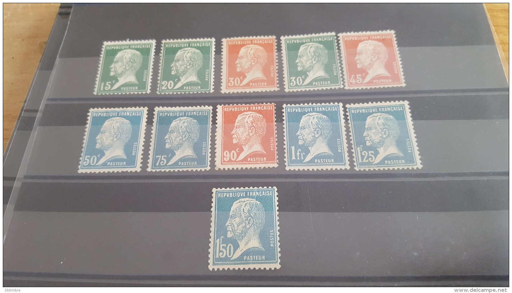 LOT 409526 TIMBRE DE FRANCE NEUF* N°170 A 181 VALEUR 95 EUROS - Unused Stamps