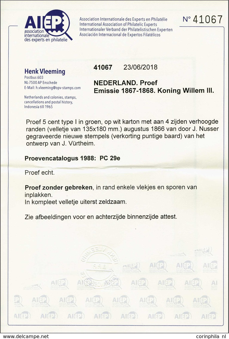 NL 1867 King William III - Otros & Sin Clasificación