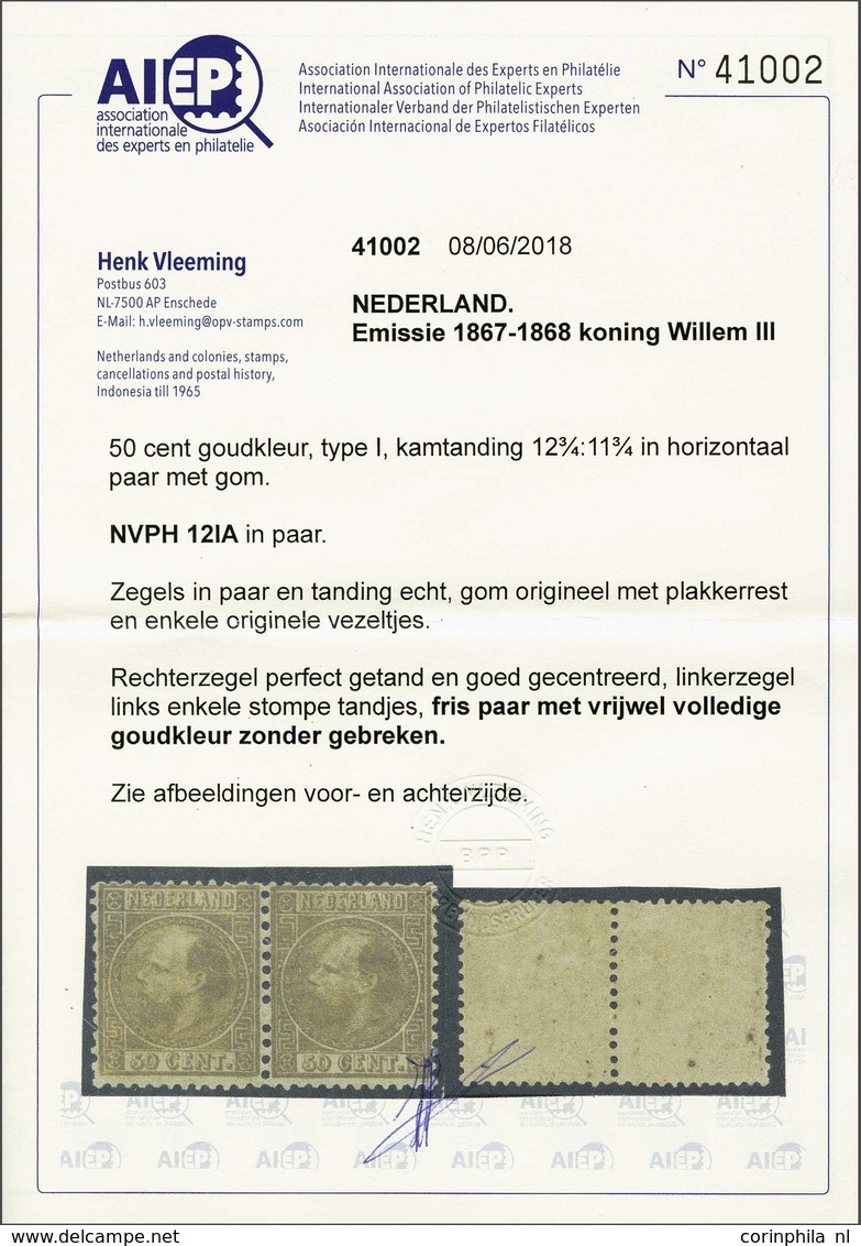 NL 1867 King William III - Autres & Non Classés