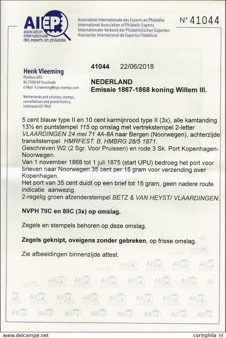 NL 1867 King William III - Otros & Sin Clasificación